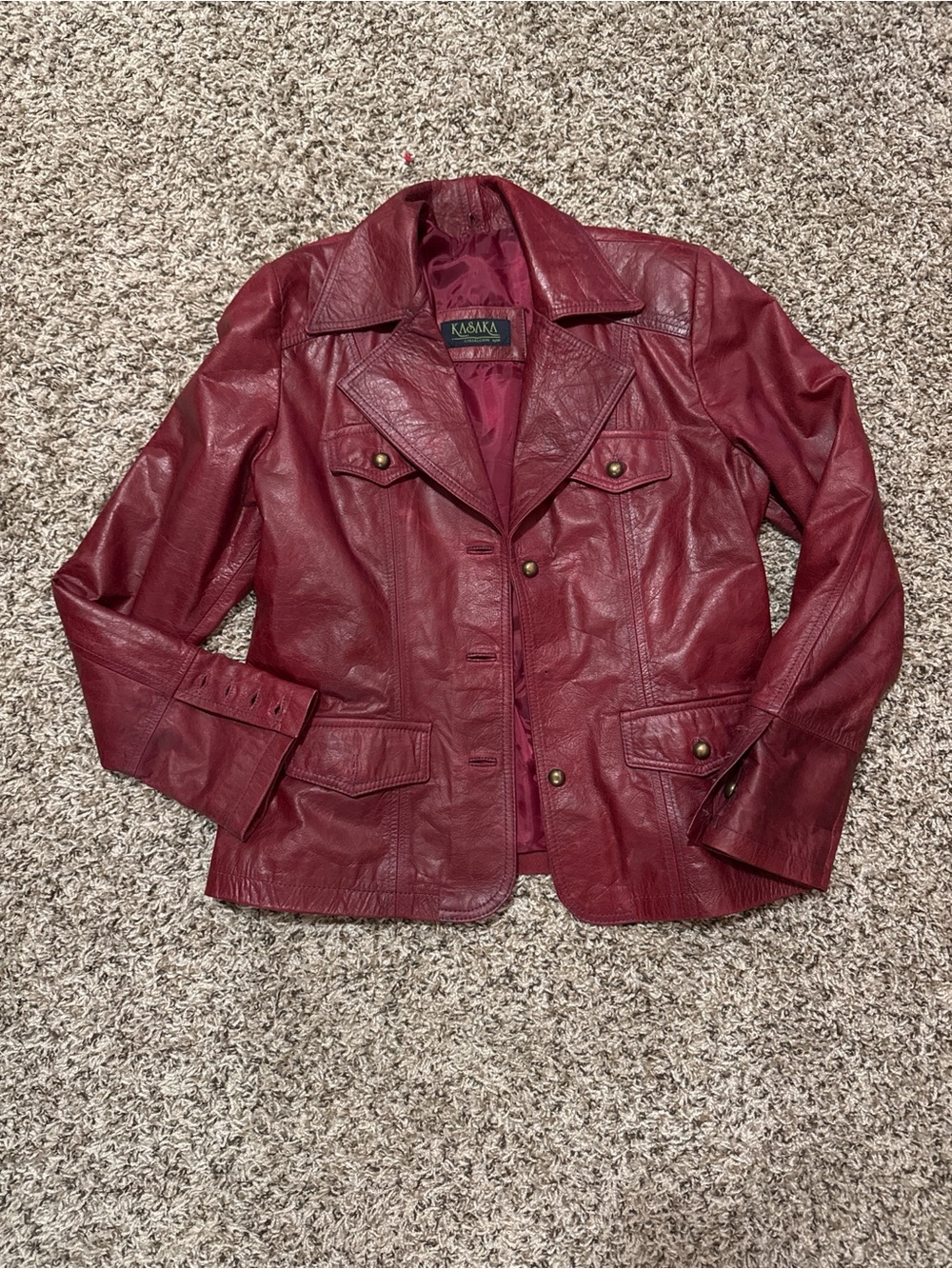 Vintage Kasaka Collection Leather Jacket